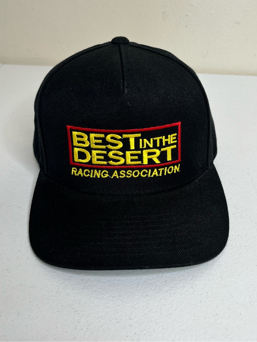 Best In The Desert Racing Association Black Acrylic Wool Snapback Trucker Hat